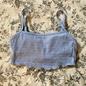 Light blue swimsuit top